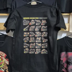 Remera Pistas de Formula 1