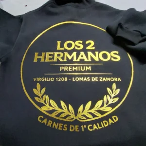 Buzo Personalizado en dtf dorado