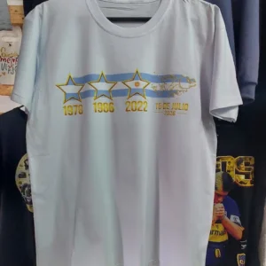 Remera Argentina ´´3 Estrellas eh Islas Malvinas´´