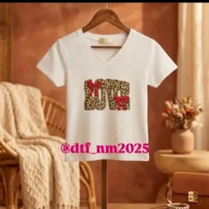 Remera Love con Moños