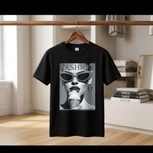Remera Fashion Blanco y Negro