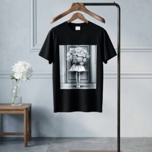 Remera chica con Ramo de flores
